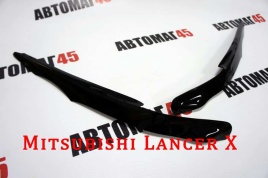 Реснички накладки на фары Mitsubishi Lancer 10 Мицубиси Лансер 10 2шт   