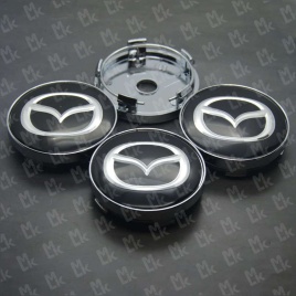 Колпачок ступицы Mazda 60/57 черный TechLine Кик Слик NZDK 003