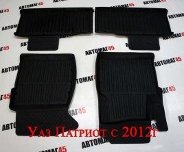 Коврики  в салон УАЗ Patriot Патриот комплект 4шт   