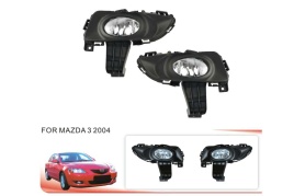 Фары  противотуманные Mazda 3 BK 2003-2006г 2 туманки 2 рамки  MZ057