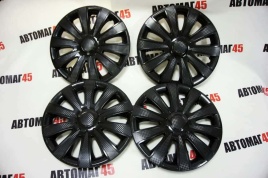 Star  Колпаки R15 Карат черный комплект   