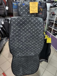 Чехлы  накидки на сиденье вельвет черный комплект 5шт   