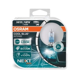 Osram  лампа H11 COOL BLUE INTENSE +100% Next Gen 5000К 12V 55W 2шт  