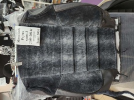 Авточехлы  Mitsubishi Pajero sport-2 Мицубиси Паджеро спорт-2 2009-2014г флок серый  