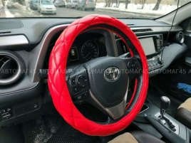 Maximal  оплетка руля кожа красная ромб красная нитка размер 37-39см R-01-BLRD  