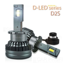 Carprofi D-LED  лампы LED 2шт D2S 12В 50W 5500K 6000Lm гарантия 6мес   