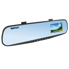 Artway AV-610HD видеорегистратор в зеркале задн вида камера HD30к/сек угол 90 экран 10 гарант 12мес