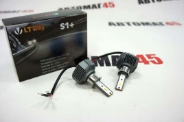 S1+ LTway чип CSP LED 2шт H3 12В 16W 4300К 1800Lm гарантия 4мес    