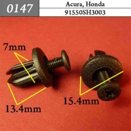 0147 Клипса пистон для Acura Honda