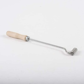 Валик  прикаточный металлический большой с длинной ручкой 35мм 