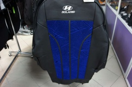 Авточехлы  Hyundai Solaris Хендай Солярис 2011-2017г флок   