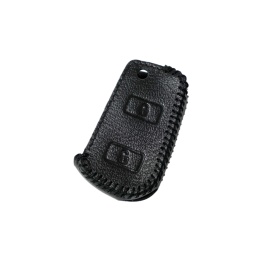 Чехол  под выкидной ключ Toyota Camry Reiz Yaris Rav4 кожа с плетеной строчкой