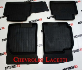 Коврики  в салон Chevrolet Lacetti 2004-2013г Daewoo Gentra Ravon Gentra комплект 4шт   