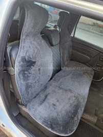 Рус Автотренд  Накидка  задний ряд короткий ворс серый шерсть 40% 3шт  