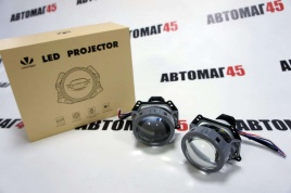 LTway  A3+ MAX светодиодные Би-Led линзы 3.0" 12V 35W 5500K 4000Lm гарантия 12 месяцев   