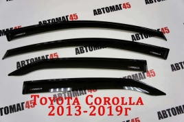 VAD  дефлекторы окон Toyota Corolla Тойота Королла 2013-2019г комплект 4шт   