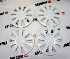Star  Колпаки R14 белый Карат комплект   