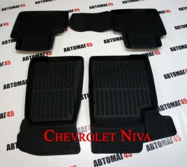 Коврики  в салон Шевроле Нива Chevrolet Niva Niva Travel с 2020г комплект 4шт   