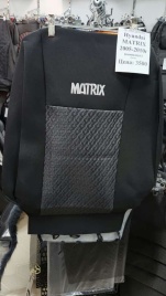 Авточехлы  Hyundai Matrix Хендай Матрикс 2005-2010г жаккард черный СоюзАвто  