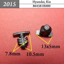 2015 Клипса пистон для Hyundai Kia 