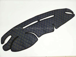 Накидка на панель ВАЗ 2110 только европанель с синей ниткой экокожа 