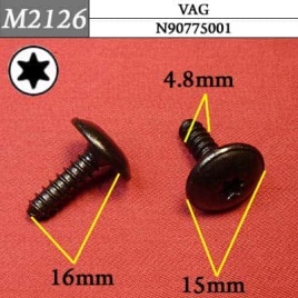 М2126 Автокрепеж металлический 