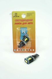 C2R лампа светодиодная T16 (W16) 6W Canbus без цоколя 6000K 350Lm белая 2шт X0113  