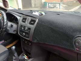 Накидка на панель Renault Logan Рено Логан 2014-2022г карпет 