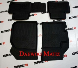 Коврики  в салон Daewoo Matiz Chevrolet Spark комплект 4шт 