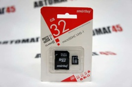 Smartbuy  карта памяти Micro 32Gb SDHC Smart Buy Class 10 c адаптером   