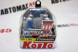 KOITO  лампа WhiteBeam3 H4 12V 60-55W 4500K 2шт   