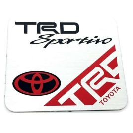 Шильдик TRD металл 50*60мм 1шт SHK 008