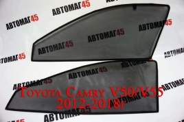 TLT  каркасные шторки на магнитах Toyota Camry V50-V55 Камри 2011-2018г передние 2шт стандарт 10%