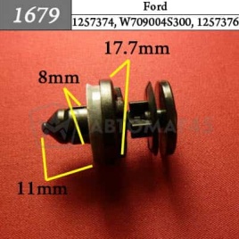 1679 Клипса пистон для Ford 