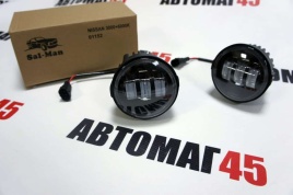 SALMAN  2 реж. 3000 6000K Фары п/туманные Nissan Infinity LED 50W 4800LM без ушей 2шт гаран. 6 мес