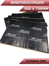 Turbo Composite M3  вибропласт толщина 3мм 500х700мм 60 микрон   