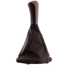 Skyway  Ручка КПП с чехлом ВАЗ 2110 2112 экокожа черно-серая   