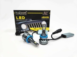 Ruzoom F9A-T2  светодиодные лампы LED 2шт H11 12В 60W 6000K 6000Lm гарантия 6мес   