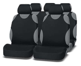 Standart чехлы майки полиэстер передние черный 4 предмета   