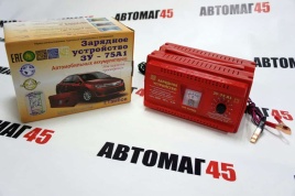 Зарядное  устройство для АКБ ЗУ-75А 10А до 90а/ч 14В Трансформатор гарантия 1год   