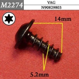 М2274 Автокрепеж металлический 