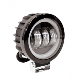 C2R Светодиодная  фара дальний свет круг 3 диода + дхо d=90мм 12-32V 1шт гарантия 1 мес G0029T  