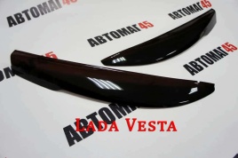 Реснички накладки на фары Lada Vesta Лада Веста 2шт   