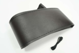 C2R Оплетка  руля под шнуровку экокожа темно-коричневая C1113   