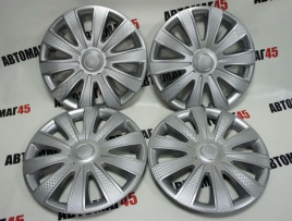 Star  Колпаки R15 Карат серебро комплект   