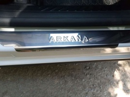 LIDER  Накладки на пороги  Renault Arkana Рено Аркана 2018-2022г 4 шт нержавейка Prime   