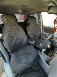 Накидки на сиденье универсальные жаккард черный 5шт   