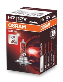 Osram  лампа H7 Super +30% 12V 55W 