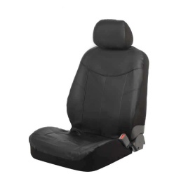 C2R авточехлы универсальные из экокожи черные комплект TY1829   