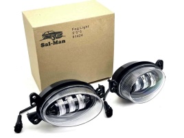 SALMAN  Фары п/туманные 3 линзы Mercedes Мерседес овал LED 50W 2шт гарантия 6мес 